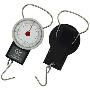 DNA Leisure NGT Pèse-bagages de pêche grossière à la carpe 22 kg avec ruban à mesurer - Publicité DNA Leisure NGT Pèse-bagages de pêche grossière à la carpe 22 kg avec ruban à mesurer - Publicité