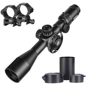 SPINA OPTICS Lunette de visée 4-16x44 FFP Viseur à réticule en Premier Plan Focal with MOA and parallaxe Adjustment, Waterproof, Anti Focus Black Rifle viseur, 30 mm Tube (avec Support de 20 mm) - Publicité SPINA OPTICS Lunette de visée 4-16x44 FFP Viseur à réticule en Premier Plan Focal with MOA and parallaxe Adjustment, Waterproof, Anti Focus Black Rifle viseur, 30 mm Tube (avec Support de 20 mm) - Publicité