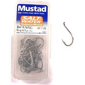 Mustad HAMECON Simple 92553S-SS 25, N°1/0 - Publicité Mustad HAMECON Simple 92553S-SS 25, N°1/0 - Publicité