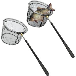 WIYETY Ensemble de 2 filets de pêche télescopiques, avec filet de pêche pliable, 150 cm, accessoire de pêche en plein air, pour enfants et adultes - Publicité WIYETY Ensemble de 2 filets de pêche télescopiques, avec filet de pêche pliable, 150 cm, accessoire de pêche en plein air, pour enfants et adultes - Publicité