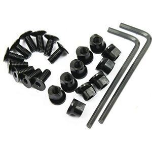 RimFly VIS MLOK Set 10 unités + 10 écrous + clé Allen Kit KeyMod et boulons T-UTS pour Airsoft et Accessoires de Fusil Rail Picatinny et Weaver Armes Tactiques Lunette de visée de Chasse - Publicité RimFly VIS MLOK Set 10 unités + 10 écrous + clé Allen Kit KeyMod et boulons T-UTS pour Airsoft et Accessoires de Fusil Rail Picatinny et Weaver Armes Tactiques Lunette de visée de Chasse - Publicité