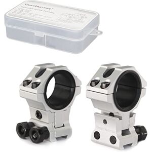 WestHunter Optics Adjustable Height Dovetail Scope Rings, 1 inch 30 mm Precision Scope Mount Silver - Publicité WestHunter Optics Adjustable Height Dovetail Scope Rings, 1 inch 30 mm Precision Scope Mount Silver - Publicité