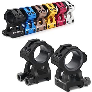 WestHunter Optics Picatinny Scope Rings, 1 inch 30 mm Tactical Precision Scope Mount High Profile, Black - Publicité WestHunter Optics Picatinny Scope Rings, 1 inch 30 mm Tactical Precision Scope Mount High Profile, Black - Publicité