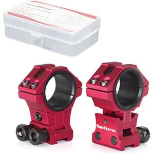 WestHunter Optics Adjustable Height Dovetail Scope Rings, 1 inch 30 mm Precision Scope Mount Red - Publicité WestHunter Optics Adjustable Height Dovetail Scope Rings, 1 inch 30 mm Precision Scope Mount Red - Publicité