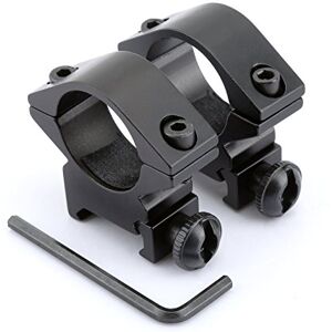 Dophee 2pcs Lunette de visée Anneau de Montage Low Profile 1" 25.4mm Scope Ring Mount 20mm Picatinny Rail - Publicité Dophee 2pcs Lunette de visée Anneau de Montage Low Profile 1" 25.4mm Scope Ring Mount 20mm Picatinny Rail - Publicité