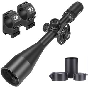 SPINA OPTICS 5.5-22x56E FFP Lunette de visée- 1 / 10mil Premier Focal Plane viseur avec Filet d'éclairage, Pare Soleil, Roue parallaxe (avec Support annulaire 20mm) - Publicité SPINA OPTICS 5.5-22x56E FFP Lunette de visée- 1 / 10mil Premier Focal Plane viseur avec Filet d'éclairage, Pare Soleil, Roue parallaxe (avec Support annulaire 20mm) - Publicité