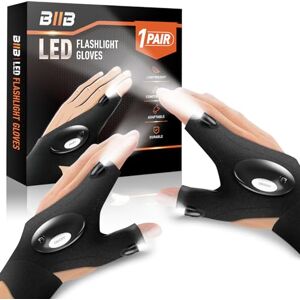 BIIB Cadeaux Homme, Gadget Insolite Utile Gants LED Lumineux, Anniversaire Homme Femme, Idee Cadeau Homme Original Utile, Cadeau Fete des Peres, Cadeaux Papa Secret Santa (Noir) - Publicité BIIB Cadeaux Homme, Gadget Insolite Utile Gants LED Lumineux, Anniversaire Homme Femme, Idee Cadeau Homme Original Utile, Cadeau Fete des Peres, Cadeaux Papa Secret Santa (Noir) - Publicité