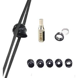 SHARROW Peep Sight 37/45 degrés Boîtier en Aluminium avec Lentille Clarifier et 5 Tailles Noyau Intérieur Aperture Kit pour Arc à Poulies (Noir, 45°/ 8 Fois Lentille) - Publicité SHARROW Peep Sight 37/45 degrés Boîtier en Aluminium avec Lentille Clarifier et 5 Tailles Noyau Intérieur Aperture Kit pour Arc à Poulies (Noir, 45°/ 8 Fois Lentille) - Publicité