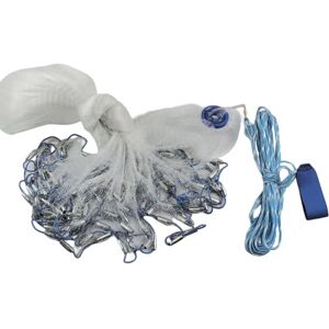 Chynalys Filet de pêche portable en maille filet de pêche avec couleur, corde épaisse, filet dense (5,4 m) - Publicité Chynalys Filet de pêche portable en maille filet de pêche avec couleur, corde épaisse, filet dense (5,4 m) - Publicité