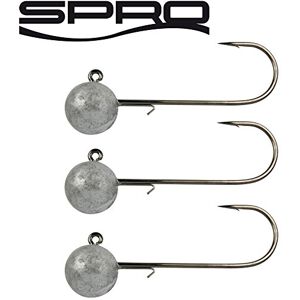 Spro Tete PLOMBEE JIGHEAD HD9 par 3-18, 3, Argent, N°8/, 6.9 - Publicité Spro Tete PLOMBEE JIGHEAD HD9 par 3-18, 3, Argent, N°8/, 6.9 - Publicité