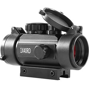 WAOBE Lunette de visée Tactique Red Dot Sight 1X40RD 11 réglages de luminosité, Compatible avec Les Rails Weaver de 11 mm et 20 mm pour la Chasse, Les Jeux Tactiques - Publicité WAOBE Lunette de visée Tactique Red Dot Sight 1X40RD 11 réglages de luminosité, Compatible avec Les Rails Weaver de 11 mm et 20 mm pour la Chasse, Les Jeux Tactiques - Publicité
