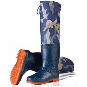 QTDZ Bottes Pêche 60Cm Super Hauteur Bottes Caoutchouc Imperméables Légères Hommes Femmes PVC/Nylon Waders Portables Bottes Chasse Unisexe Chaussures Waders Épaissies Polyvalentes,Bleu,38 EU - Publicité QTDZ Bottes Pêche 60Cm Super Hauteur Bottes Caoutchouc Imperméables Légères Hommes Femmes PVC/Nylon Waders Portables Bottes Chasse Unisexe Chaussures Waders Épaissies Polyvalentes,Bleu,38 EU - Publicité