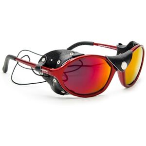 Daisan Lunettes glaciers avec protection latérale, catégorie 4, verres, protection UV pour la randonnée et les randonnées en haute montagne (rouge) - Publicité Daisan Lunettes glaciers avec protection latérale, catégorie 4, verres, protection UV pour la randonnée et les randonnées en haute montagne (rouge) - Publicité