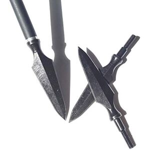 ZSHJG Pointes de flèche Tir à l'arc flèche Broadheads 200Grain Chasse Tête de Flèche Pointes de vis Arrowhead pour l'arc Composé d'arc Recourbé (6 pièces) - Publicité ZSHJG Pointes de flèche Tir à l'arc flèche Broadheads 200Grain Chasse Tête de Flèche Pointes de vis Arrowhead pour l'arc Composé d'arc Recourbé (6 pièces) - Publicité