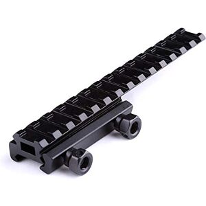 ACEXIER Tactique Extened High Riser Base Flat Top 145mm 14 Machines à sous pour 20mm Picatinny/Weaver Rail Mount Hunting - Publicité ACEXIER Tactique Extened High Riser Base Flat Top 145mm 14 Machines à sous pour 20mm Picatinny/Weaver Rail Mount Hunting - Publicité