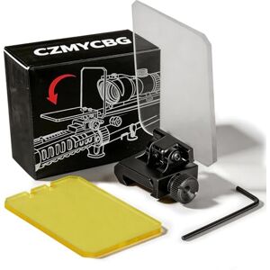 CZMYCBG Cache-Lunettes Rabattable avec Lentille Transparente, Protection pour Lunette de Visée sur Rail Picatinny, Capuchon de Protection Transparent HD pour Lunettes de Chasse et Optiques Tactiques - Publicité CZMYCBG Cache-Lunettes Rabattable avec Lentille Transparente, Protection pour Lunette de Visée sur Rail Picatinny, Capuchon de Protection Transparent HD pour Lunettes de Chasse et Optiques Tactiques - Publicité