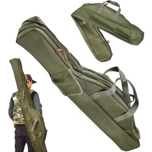 BORDEAG Sac de pêche pliable 3-couches, pour transport de cannes et outils de pêche, noir, vert - Publicité BORDEAG Sac de pêche pliable 3-couches, pour transport de cannes et outils de pêche, noir, vert - Publicité