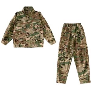 LZAQHMT Costume Militaire pour Garçon Ensemble Complet Soldat avec Casques Airsoft Uniformes Militaires pour Enfants pour Cosplay, Halloween Jeux Rôle(140) - Publicité LZAQHMT Costume Militaire pour Garçon Ensemble Complet Soldat avec Casques Airsoft Uniformes Militaires pour Enfants pour Cosplay, Halloween Jeux Rôle(140) - Publicité