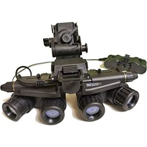 FMA Airsoft GPNVG 18 Lunettes tactiques de chasse sans fonction Vision nocturne Jumelles factices NVG Modèle avec support de casque en plastique L4G24 Noir - Publicité FMA Airsoft GPNVG 18 Lunettes tactiques de chasse sans fonction Vision nocturne Jumelles factices NVG Modèle avec support de casque en plastique L4G24 Noir - Publicité