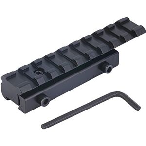 Gexgune Monture de Lunette de Chasse Adaptateur de Rail Picatinny M-Armor à Queue d’aronde avec rallonge de 11 mm pour Montage sur Rail Tactique de 20 mm - Publicité Gexgune Monture de Lunette de Chasse Adaptateur de Rail Picatinny M-Armor à Queue d’aronde avec rallonge de 11 mm pour Montage sur Rail Tactique de 20 mm - Publicité