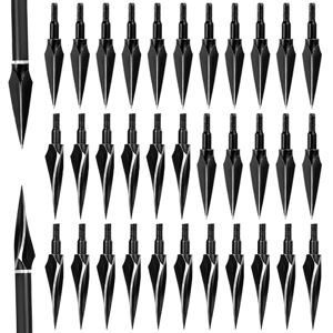 SERfawnCH Pointes de Chasse 30 Pièces 100/125 Grains en Acier Carbone pour Arc à Poulies Arc Classique Arbalète Accessoires Chasse Extérieur - Publicité SERfawnCH Pointes de Chasse 30 Pièces 100/125 Grains en Acier Carbone pour Arc à Poulies Arc Classique Arbalète Accessoires Chasse Extérieur - Publicité