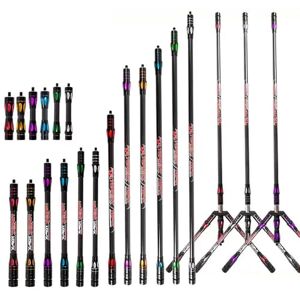 AMEYXGS Stabilisateur d'arc Balance Bar 4-34 Pouces Tige Principale/latérale/d'extension en Fibre de Carbone pour Arc Classique Compétition de tir et Chasse (10 Pouces, Vert) - Publicité AMEYXGS Stabilisateur d'arc Balance Bar 4-34 Pouces Tige Principale/latérale/d'extension en Fibre de Carbone pour Arc Classique Compétition de tir et Chasse (10 Pouces, Vert) - Publicité