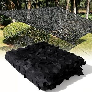 YZJL Filet De Camouflage 3x4M 210D Filets Militaire Couverture Camouflage pour Chasse d'ombrage Déco Camping Accessoires de Camouflage Extérieur(Couleur:Noir) - Publicité YZJL Filet De Camouflage 3x4M 210D Filets Militaire Couverture Camouflage pour Chasse d'ombrage Déco Camping Accessoires de Camouflage Extérieur(Couleur:Noir) - Publicité