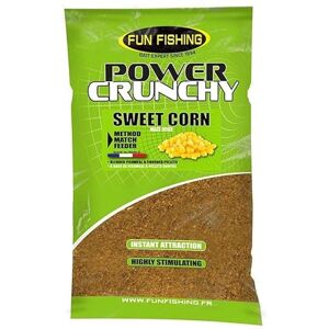 Amorce Power Crunchy Sac 2Kg Sweet Corn Jaune- Fun Fishing - Publicité Amorce Power Crunchy Sac 2Kg Sweet Corn Jaune- Fun Fishing - Publicité