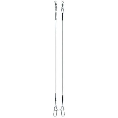 Jenzi Leaders en titane avec émerillon de sécurité et Snap Scandic 15 kg 23 cm - Publicité Jenzi Leaders en titane avec émerillon de sécurité et Snap Scandic 15 kg 23 cm - Publicité