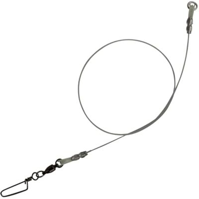 MADCAT Mono Spin Leader, longueur 50 cm, cordon mono ultra doux de 1,3 mm, mousqueton de sécurité et émerillon à roulement à billes, capacité de charge de 80 lb - Publicité MADCAT Mono Spin Leader, longueur 50 cm, cordon mono ultra doux de 1,3 mm, mousqueton de sécurité et émerillon à roulement à billes, capacité de charge de 80 lb - Publicité