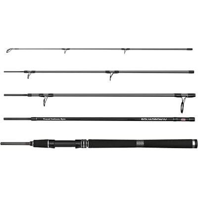 Penn Squadron IV Travel Spin Canne à pêche Canne à Lancer pour la pêche en mer côtière avec leurres et prédateurs Blank en Carbone 24T 2,70 m 20-50 g, Noir - Publicité Penn Squadron IV Travel Spin Canne à pêche Canne à Lancer pour la pêche en mer côtière avec leurres et prédateurs Blank en Carbone 24T 2,70 m 20-50 g, Noir - Publicité
