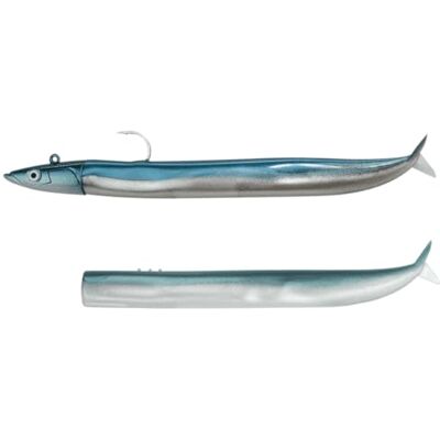 Fiiish Combo Off Shore Crazy Sand Eel + Rattle No.5-22cm 60g Pearl Blue - Publicité Fiiish Combo Off Shore Crazy Sand Eel + Rattle No.5-22cm 60g Pearl Blue - Publicité