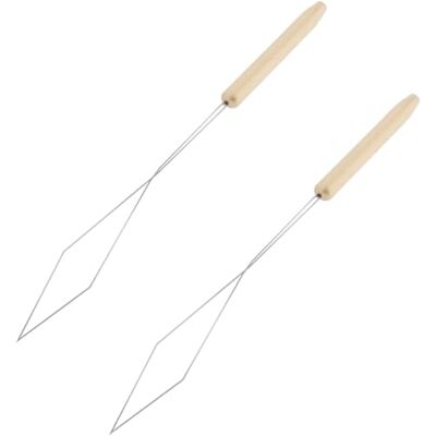 LT Easiyl Lot de 2 enfile-bobines en laiton pour attacher ou attacher des mouches 14 cm - Publicité LT Easiyl Lot de 2 enfile-bobines en laiton pour attacher ou attacher des mouches 14 cm - Publicité
