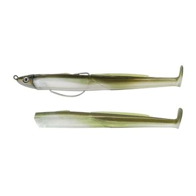 FIIISH Black Eel 15 cm Combo Shore 10G Kaki + Rech. Kaki (Tp Kaki) - Publicité FIIISH Black Eel 15 cm Combo Shore 10G Kaki + Rech. Kaki (Tp Kaki) - Publicité