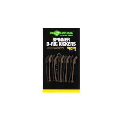 Korda Spinner D Rig Kickers Vert/marron, taille M, Qté 10 Pour crochets de taille 4, corps en caoutchouc pré-découpé, design réutilisable, compatible avec pivot - Publicité Korda Spinner D Rig Kickers Vert/marron, taille M, Qté 10 Pour crochets de taille 4, corps en caoutchouc pré-découpé, design réutilisable, compatible avec pivot - Publicité