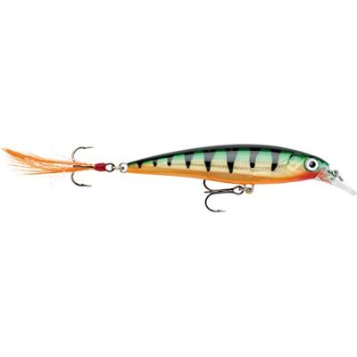 Rapala X-Rap un leurre eau douce suspending et l'illusion 3D parfaite (taille et forme) d'un poisson, idéal pour les truites, saumons, perches, sandres, black bass et brochets 4cm, 2g coloris Perch - Publicité Rapala X-Rap un leurre eau douce suspending et l'illusion 3D parfaite (taille et forme) d'un poisson, idéal pour les truites, saumons, perches, sandres, black bass et brochets 4cm, 2g coloris Perch - Publicité