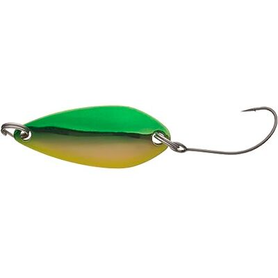 Daiwa Presso ADM, Cuiller Ondulante, Leurre de Pêche, 2,6cm, 2,2g, Flashing Green, - Publicité Daiwa Presso ADM, Cuiller Ondulante, Leurre de Pêche, 2,6cm, 2,2g, Flashing Green, - Publicité