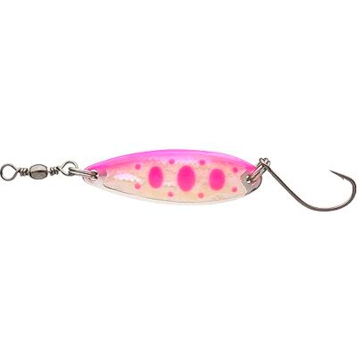 Daiwa Presso CNK, Cuiller Ondulante, Leurre de Pêche, 3,2cm, 4,0g, Abalone Pink Yamame, - Publicité Daiwa Presso CNK, Cuiller Ondulante, Leurre de Pêche, 3,2cm, 4,0g, Abalone Pink Yamame, - Publicité