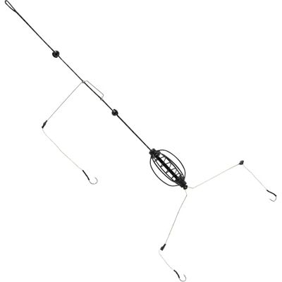 AERZETIX Feeder mangeoire leurre de pêche 30 g en Forme d'ellipse avec 3 hameçons Lanceur d'appât Longueur 60 mm pour la pêche au Fond Carpe Ressort Cage Canne à pêche Poisson - Publicité AERZETIX Feeder mangeoire leurre de pêche 30 g en Forme d'ellipse avec 3 hameçons Lanceur d'appât Longueur 60 mm pour la pêche au Fond Carpe Ressort Cage Canne à pêche Poisson - Publicité