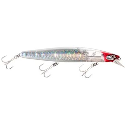 Shimano Wobbler Exsence Silent Ass Flash Boost 129F 004 Red Head - Publicité Shimano Wobbler Exsence Silent Ass Flash Boost 129F 004 Red Head - Publicité