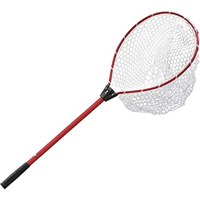 Generic Filet de épuisette, Poignée télescopique Pliable en Aluminium, Maille en Caoutchouc Durable, Rouge - Publicité Generic Filet de épuisette, Poignée télescopique Pliable en Aluminium, Maille en Caoutchouc Durable, Rouge - Publicité