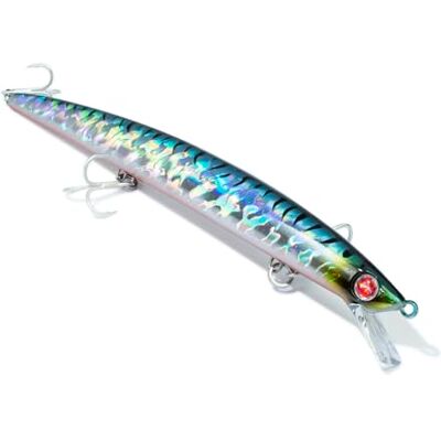Seaspin Mommotti 180 SK – Leurre Artificiel pour la Pêche au Spinning, Long Jerk Minnow Slow Sinking 180 mm 29 g – BKK 4X, Lancers Longue Distance – pour Prédateurs Marins ITA Mackerel - Publicité Seaspin Mommotti 180 SK – Leurre Artificiel pour la Pêche au Spinning, Long Jerk Minnow Slow Sinking 180 mm 29 g – BKK 4X, Lancers Longue Distance – pour Prédateurs Marins ITA Mackerel - Publicité
