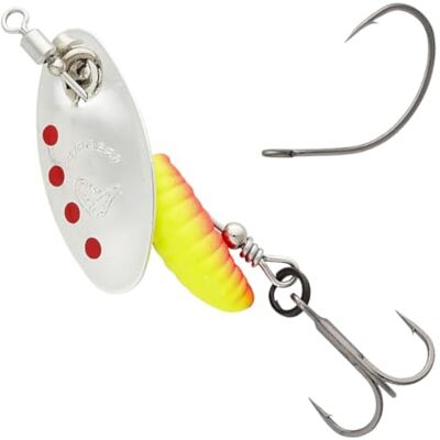 Savage Gear Grub Spinners Spinners Taille/poids/couleur : taille 2/5,8 g/argenté rouge jaune - Publicité Savage Gear Grub Spinners Spinners Taille/poids/couleur : taille 2/5,8 g/argenté rouge jaune - Publicité