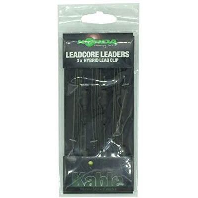 Korda Leadcore Leader Lead Clip Gravel 3 per pack 1 m - Publicité Korda Leadcore Leader Lead Clip Gravel 3 per pack 1 m - Publicité