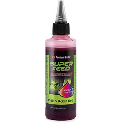 Tandem Baits Booster Attractant Liquide Pêche À La Carpe SuperFeed Speed Booster 100 ML Chilli Et Robin Red - Publicité Tandem Baits Booster Attractant Liquide Pêche À La Carpe SuperFeed Speed Booster 100 ML Chilli Et Robin Red - Publicité