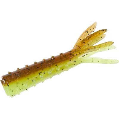 Balzer Shirasu Street Hairy Tubes Lot de 6 leurres de pêche pour la perche 4 cm (Green Pumpkin) - Publicité Balzer Shirasu Street Hairy Tubes Lot de 6 leurres de pêche pour la perche 4 cm (Green Pumpkin) - Publicité