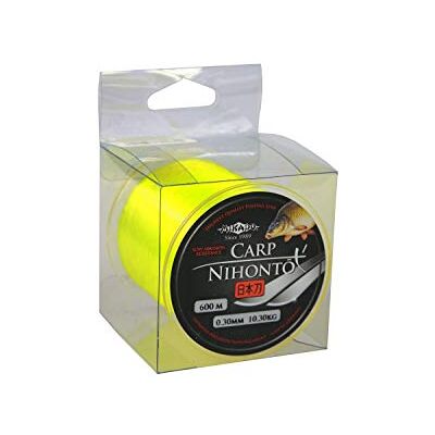Mikado - Nihonto Carp 600 - Jaune - 0.300 mm - Ligne de pêche - Publicité Mikado - Nihonto Carp 600 - Jaune - 0.300 mm - Ligne de pêche - Publicité