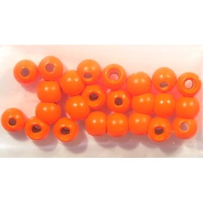 Hareline Pechetruite 25 x Billes Laiton 3,2 mm (0,1g) Orange Fluo pour Montage de Mouche de pêche - Publicité Hareline Pechetruite 25 x Billes Laiton 3,2 mm (0,1g) Orange Fluo pour Montage de Mouche de pêche - Publicité