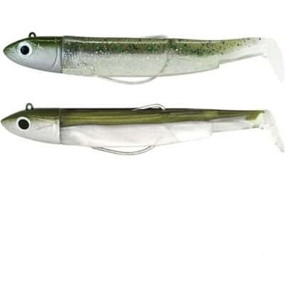 Fiiish Double Combo Off Shore Black Minnow No.2-9cm 10g Kaki Ghost Minnow BM3012 - Publicité Fiiish Double Combo Off Shore Black Minnow No.2-9cm 10g Kaki Ghost Minnow BM3012 - Publicité