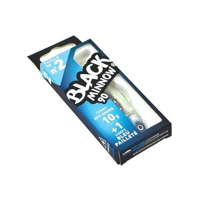 Fiiish Lures Black Minnow Combo BM90 Leurre souple en vinyle pour canne à pêche spinning pour bars et autres poissons, 1 tête + 2 corps + 1 hameçon nº2, BM188, 10g Combo OffShore AZUL - Publicité Fiiish Lures Black Minnow Combo BM90 Leurre souple en vinyle pour canne à pêche spinning pour bars et autres poissons, 1 tête + 2 corps + 1 hameçon nº2, BM188, 10g Combo OffShore AZUL - Publicité